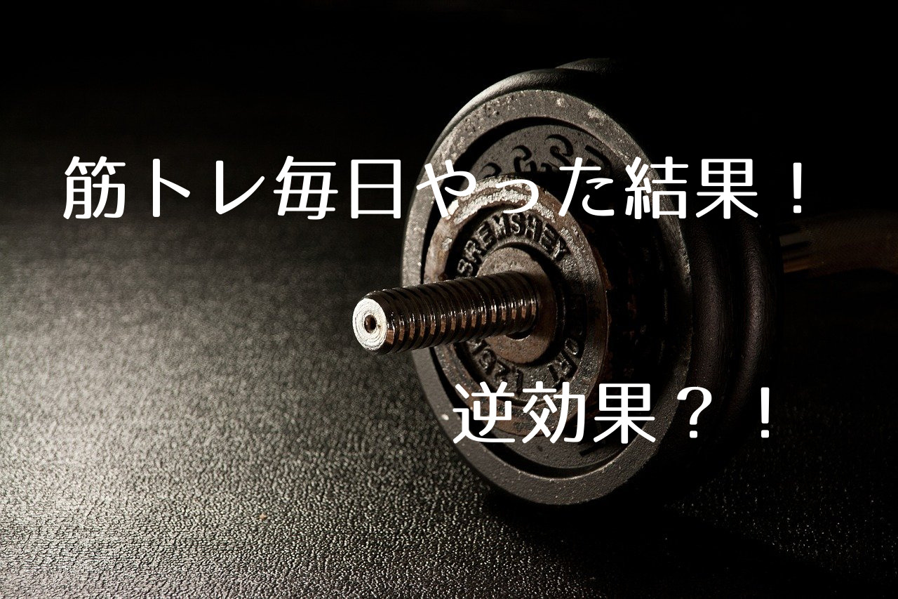 筋トレを毎日やった結果 筋肉痛に 逆効果 初心者で毎日の筋トレは多い つくし屋